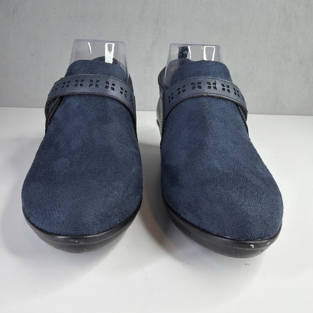 JBU by Jambu Gail Womens 7.5 M Blue Vegan Suede Mary Jane Comfort Shoes